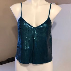 Express sequin top SZ M 🆕